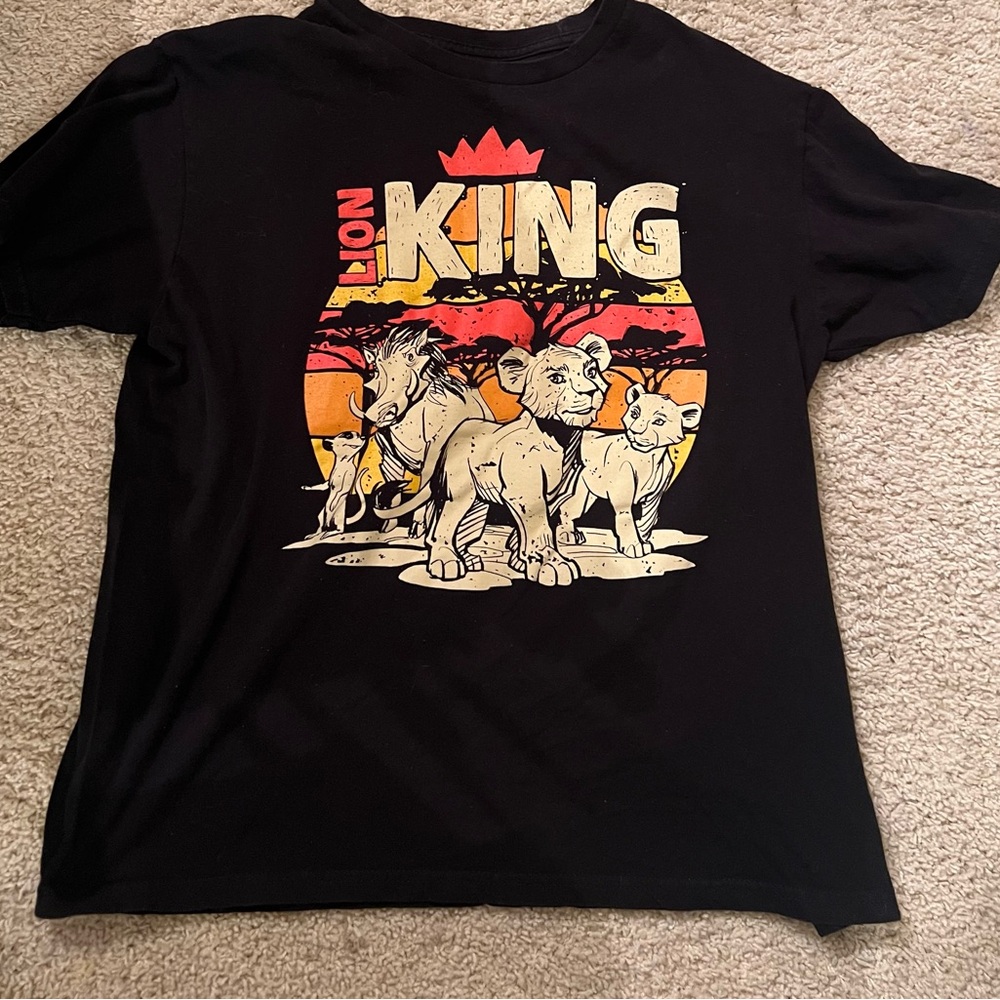 Vintage Disney Black Lion King Graphic T-Shirt